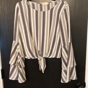 Altar’d state gray crop top